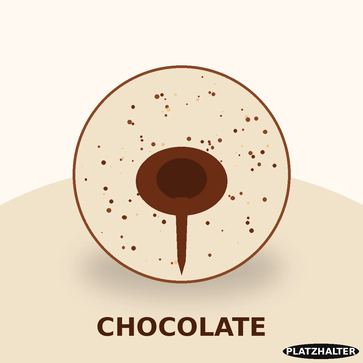 CRUNXY Chocolate — Granola Ball mit cremiger Schokoladenfüllung.